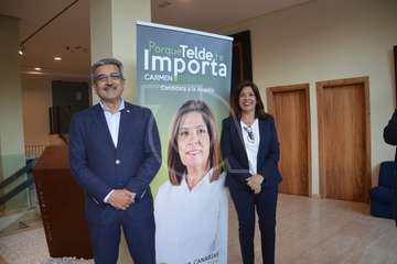 Nueva Canarias llena el aforo en la presentación de su candidatura al Ayuntamiento de Telde (Foto TA)